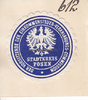 Posen/Polen Siegelmarke / Verschlussmarke / Der Vorsitzende der Einkommensteuer-... -