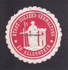 Allenstein / Olsztyn / Ostpreußen / Polen Siegelmarke / Verschlussmarke / Stadt-Polizei-Verwaltung zu Allenstein -