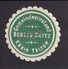Berlin-Britz / Kreis Teltow Siegelmarke / Verschlussmarke / Gemeindevorstand Berlin-Britz Kreis Teltow -