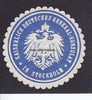 Stockholm/Schweden Siegelmarke / Verschlussmarke / Kaiserlich Deutsches General-Konsulat in ... -