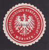 Österreich/München O.J. Siegelmarke / Verschlussmarke / Österreichisches Generalkonsulat München 2