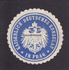 Prag/Tschechien O.J. Siegelmarke / Verschlussmarke / Kaiserlich Deutsches Konsulat in Prag 2