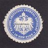 New York/USA Siegelmarke / Verschlussmarke / Kaiserlich Deutsches General-Konsulat in ... -