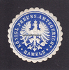 O.J. Siegelmarke / Verschlussmarke / Königl. Preuss. Amtsgericht Hameln 2