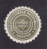 Hannover Siegelmarke / Verschlussmarke / Phosphatfabrik Hoyermann Hannover / ... -
