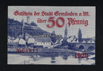 Gemünden Bayern 50 Pf 1920 Stadt 1-2