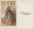 Seelze/Würzburg Carte de visite / CdV / Kabinettfoto / Johanna Wagner (auch Johanna Jachmann-.. -