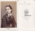  um 1865 Wien/Österreich Carte de visite / CdV / Pauline Lucca / Pauline Lucka / Opernsängerin 2-3