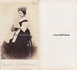 Würzburg / Gmunden / Österreich Carte de visite / CdV / Friederike Goßmann/Gossmann / Schauspielerin -