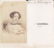 Frankreich um 1860 Carte de visite / CdV / Marie Angélique de Scoraille de Roussille, duchesse de.. 3