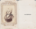 Frankfurt am Main Carte de visite / CdV / Catharina Elisabeth Goethe / Goethes Mutter. -