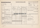 Drittes Reich 1940 Blanko Formblatt Nr.83 für Blockwarte(BW.) / Reichsluftschutzbund 2