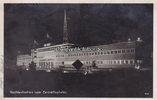 Deutsches Reich / Berlin-Tempelhof Ansichtskarte / Postkarte / Nachtaufnahme vom Zentralflughafen. -