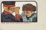 Deutsches Reich Ansichtskarte / Künstlerkarte/ H. Roth / Ach wie ist's möglich dann,- -