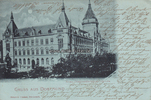 1899 Ansichtskarte / Postkarte / Gruss aus Dortmund. / Neues Oberpostdirektions-... 2-3