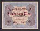 Halle / Sachsen - Anhalt 500 Mark Stadthauptkasse -