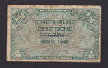 Bundesrepublik Deutschland 1/2 Mark Serie 1948 -