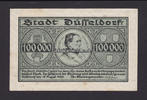 Düsseldorf / Rheinland 100 Tausnd Mark 15.8.1923 Stadt 3