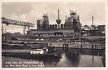 Essen-Borbeck Ansichtskarte / Postkarte / Krupp-Hafen und Hochofenanlage am Rhein-Herne-... -