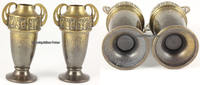 Deutsches Reich / Geislingen Paar Vasen / Amphoren / Jugendstil / WMF, Württembergische Metallwarenfabrik -