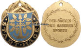 Hagen in Westfalen Plakette / Stadt Hagen / Wappen von Hagen / Den Gästen des Hagener Sports -