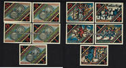 Paderborn / Westfalen 25 Pf, 50 Pf, 75 Pf, 1 Mk, 2 Mk Stadt / Der tolle Christian -