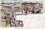  1900 Lennep/Remscheid Ansichtskarte / Postkarte / Litho / Gruss  v. Lenneper Schützenfest 1900. 2