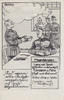 Drittes Reich 1941 Ansichtskarte / Postkarte / Magenfahrplan / Lehm mit Stroh , Fußlappen m. Flöhe 3