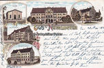 Neukloster Ansichtskarte / Postkarte / Litho / Gruss aus Neukloster / Turnhalle... -