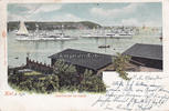 Kiel Ansichtskarte / Postkarte / Kiel / Geschwader im Hafen. -