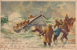 Deutsches Reich 1902 Ansichtskarte / Postkarte / Halt gegen das Licht / Rettungswesen zur See 3