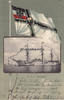Deutsches Reich 1906 Ansichtskarte / Postkarte / S. M. S. "Charlotte". 2-3
