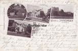 Sandesneben Ansichtskarte / Postkarte / Gruss aus Sandesneben. in Lauenburg. / Post und... -