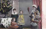 Deutsches Reich Ansichtskarte / Postkarte / Kinder / Weihnachtsmann -