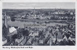 Flensburg Ansichtskarte / Postkarte / Feldpost / Flensburg - Blick auf die Stadt und Hafen -
