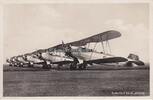 Drittes Reich O.J. Ansichtskarte / Postkarte / Focke=Wulf Fw44 Stieglitz 2-3