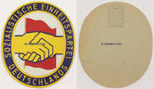 DDR Schild / Aufhänger / SED / Sozialistische Einheitspartei Deutschlands -