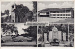 Ovenhausen/Höxter Ansichtskarte / Postkarte / Gruß aus Ovenhausen / Kirche / Schule / ... -