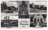 Haselbach / Bischofsheim / Rhön Ansichtskarte / Postkarte / Gruß aus dem Franziskaner-Kloster Kreuzberg Rhön -
