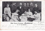 Deutsches Reich Ansichtskarte / Postkarte / Elite Damen-Orchester Euphémia Dir.G W. Drexler. -
