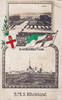 Deutsches Reich / Koblenz Ansichtskarte / Postkarte / S. M. S. Rheinland / Mit Briefstempel Kaiserliche.. -