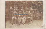 Deutsches Reich Fotokarte / Postkarte / Feldpost / Matrosen mit Mützenbänder Schwaben -