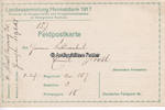 Sachsen  Ansichtskarte / Postkarte / Feldpost / Landessammlung Heimatdank 1917 2