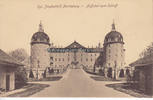 Moritzburg Ansichtskarte / Postkarte / Kgl. Jagdschloss Moritzburg - Auffart zum Schloß -