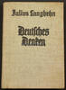 Deutsches Reich Julius Langbehn / Deutsches Denken / Gedrucktes und Ungedrucktes vom Rembrandt.. -