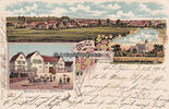 Büdesheim / Wetterau / Schöneck 1902 Ansichtskarte / Postkarte / Litho / Gruss aus Büdesheim / Wetterau / Schloss /.. 2-3