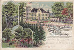 Küppersteg/Leverkusen 1902 Ansichtskarte / Postkarte / Litho / Gruss aus Schloss Reuschenberg bei ... 3