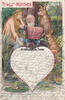 Deutsches Reich Ansichtskarte / Postkarte / Litho / Zwerg / Pfingst-Märchen. / Nixe und die ... -
