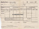 Drittes Reich 1941 Mahlschein für Bauer - Landwirt Deputatempfänger 3
