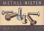 Altena (Westf.) 1933 Broschüre Metall=Nieten Preisliste / Friedr. Klinke Söhne / Nietenfabrik / ... 3